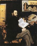 Portrait of Emaile Zola Edouard Manet
